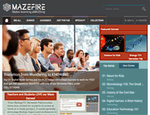 Tablet Screenshot of mazebit.com